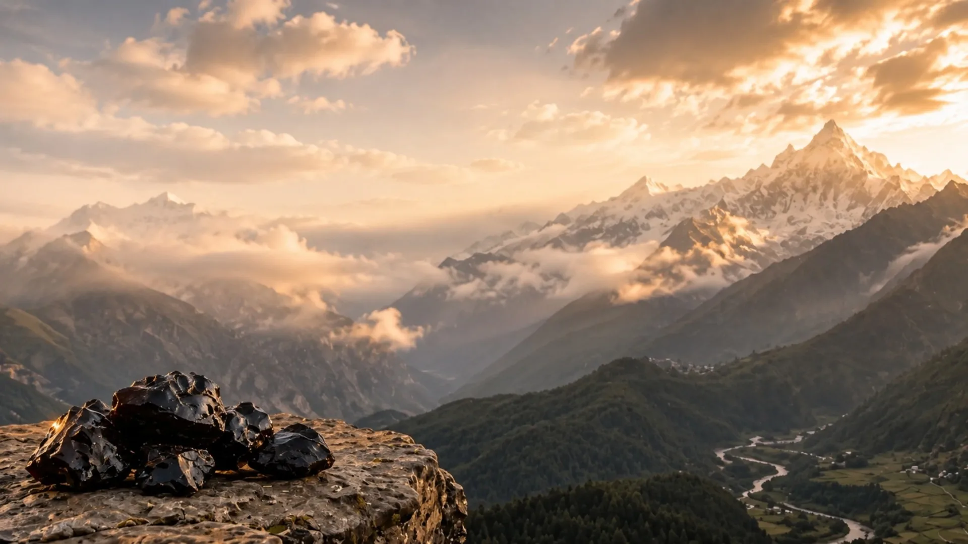 Himalayan landscape representing Naturally Best Shilajit