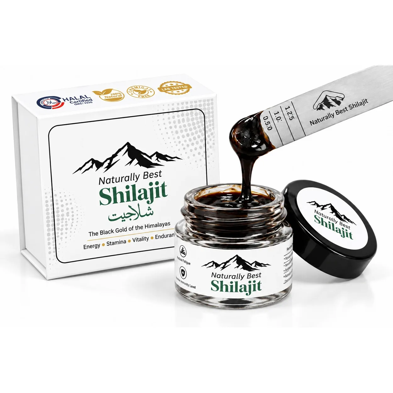 Naturally Best Pure Himalayan Shilajit Resin 30g