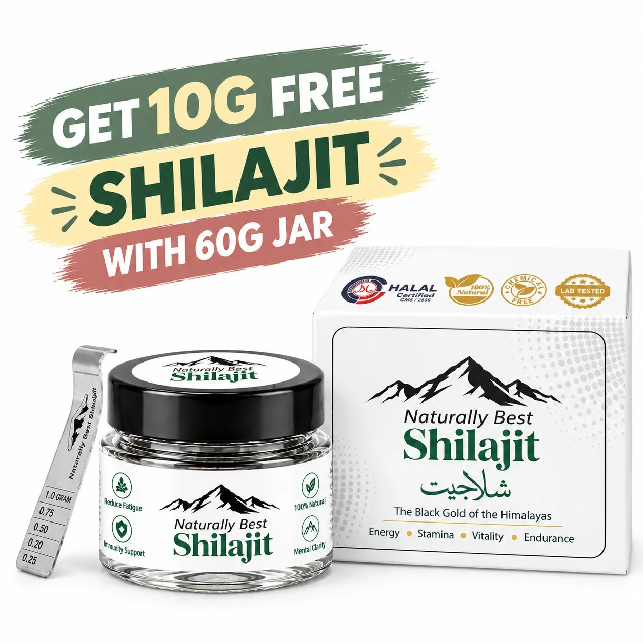 🎁 Special Offer – Buy 60g Shilajit & Get 10g FREE!